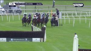 Video preview image for Stratford-on-Avon 13:00 - Coventry & Warwickshire Chamber Of Commerce Novices' Handicap Hurdle (5) (Div 1)