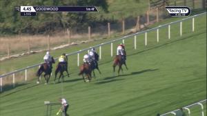 Video preview image for Goodwood 16:45 - Ladbrokes Supporting Children With Cancer Fillies' Handicap (3)