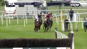 Video preview image for Stratford-on-Avon 15:25 - Happy Birthday Andrew Fox Conditional Jockeys' Selling Handicap Hurdle (5)