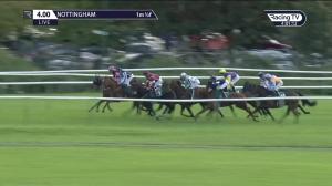 Video preview image for Nottingham 16:00 - Like Racing TV On Facebook Handicap (5) (Div 2)
