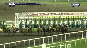 Video preview image for Kempton Park 20:30 - Bet At racingtv.com Handicap (6)