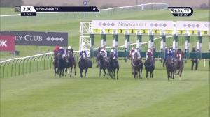 Video preview image for Newmarket 14:30 - Coates & Seely Blanc De Blancs Novice Stakes (4) (Div 2)