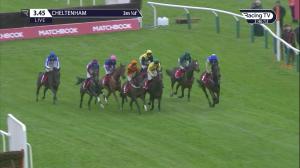 Video preview image for Cheltenham 15:45 - Matchbook Most Trusted Betting Exchange Novices' Chase (2)