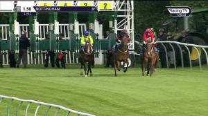 Video preview image for Nottingham 13:50 - Mansionbet Beaten By A Head Nursery Handicap (2)