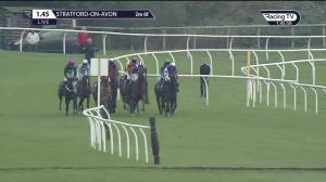 Video preview image for Stratford-on-Avon 13:45 - 25 Club Maiden Hurdle (4)