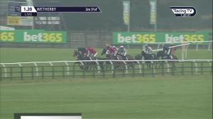 Video preview image for Wetherby 13:20 - Biggest Ever Jumps Season On Racing TV Conditional Jockeys' Novices' Handicap Hurdle (4)