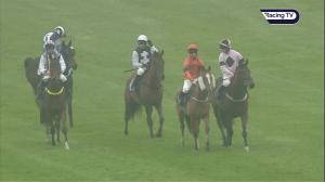 Video preview image for Wetherby 13:55 - Best Jumps Action On Racing TV Novices' Chase (4)