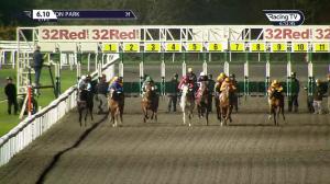 Video preview image for Kempton Park 18:10 - 32Red On The App Store Nursery Handicap (4)