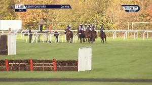 Video preview image for Kempton Park 12:55 - racingtv.com Novices' Handicap Chase (4)