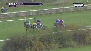 Video preview image for Warwick 15:10 - John Sumner Memorial Veterans' Handicap Chase (Leg 10) (2)
