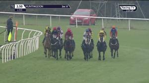 Video preview image for Huntingdon 14:50 - Drc Blinds Conditional Jockeys' Handicap Hurdle (4)