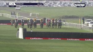 Video preview image for Newbury 13:15 - Sir Peter O'Sullevan Memorial Handicap Chase (2)