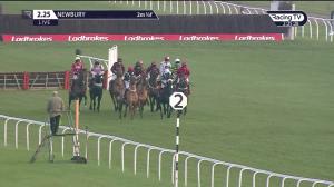 Video preview image for Newbury 14:25 - Ladbrokes "Where The Nation Plays" Intermediate Hurdle (Limited Handicap) (Gerry Feilden) (Listed) (1)
