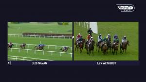 Video preview image for Wetherby 15:25 - Watch Racing TV In Stunning HD Fillies' "Junior" Standard Open National Hunt Flat (5)