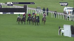 Video preview image for Newbury 15:00 - Powersolve Electronics Greatwood Charity Conditional Jockeys' Handicap Chase (4)