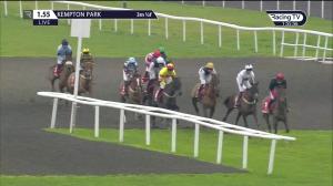 Video preview image for Kempton Park 13:55 - Ladbrokes Mares' Handicap Hurdle (2)