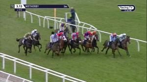 Video preview image for Wetherby 15:15 - 888Sport Conditional Jockeys' Handicap Hurdle (5)