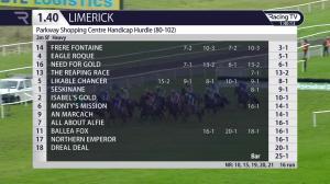 Video preview image for Limerick 13:40 - Parkway Shopping Centre Handicap Hurdle