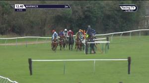 Video preview image for Warwick 12:40 - Join Racing TV Now Novices' Handicap Hurdle (4)