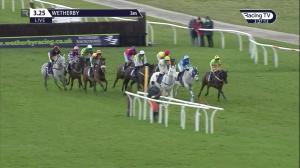 Video preview image for Wetherby 15:25 - Book Online For William Hill Medieval Day Handicap Chase (Qualifier) (4)
