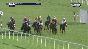 Video preview image for Newbury 13:15 - Mansionbet Proud To Sponsor British Racing Novices' Hurdle (4)