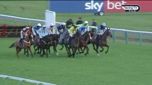 Video preview image for Haydock Park 16:15 - Old Boston Handicap Hurdle (3)
