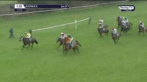 Video preview image for Warwick 13:35 - racingtv.com/freetrial Mares' 'National Hunt' Novices' Hurdle (4)