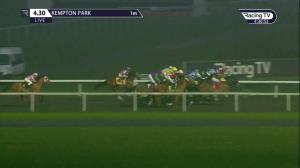 Video preview image for Kempton Park 16:30 - racingtv.com Classified Stakes (6)