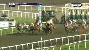 Video preview image for Kempton Park 17:30 - Join Racing TV Now Handicap (6) (Div 1)