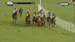 Video preview image for Kelso 13:15 - Jumping For Joy With Free RacingTV Maiden Hurdle (4)