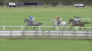 Video preview image for Wetherby 14:12 - William Hill Leading Racecourse Bookmaker Novices' Hurdle (4)