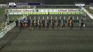 Video preview image for Kempton Park 20:30 - Join Racing TV Now Handicap (6)