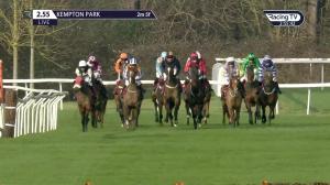 Video preview image for Kempton Park 14:55 - racingtv.com Handicap Hurdle (4)