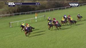Video preview image for Warwick 12:55 - Join Racing TV Now Novices' Hurdle (4)