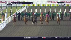 Video preview image for Kempton Park 17:00 - racingtv.com Handicap (6)