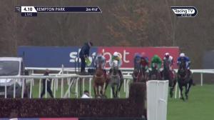 Video preview image for Kempton Park 16:10 - Heed Your Hunch At Betway Handicap Chase (3)