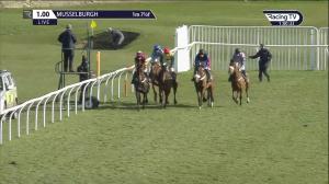 Video preview image for Musselburgh 13:00 - #jumpforjoy On RacingTV Maiden Hurdle (5)