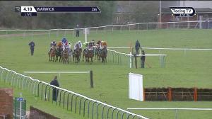 Video preview image for Warwick 16:10 - Pony Racing Authority Graduates Handicap Hurdle (Conditional Jockeys' and Amateur Riders') (4)