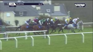 Video preview image for Taunton 16:05 - Follow @willhillracing On Twitter Handicap Hurdle (4)
