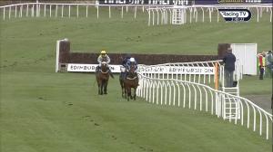 Video preview image for Kelso 14:40 - Watch Racing TV In Stunning HD Novices' Handicap Chase (4)