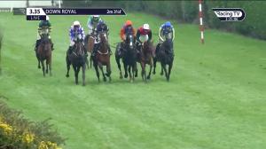 Video preview image for Down Royal 15:35 - North Down Marquees Rated Novice Chase 