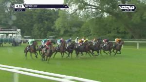 Video preview image for Newbury 16:55 - It's Not Rocket Science With Mansionbet Handicap (3)