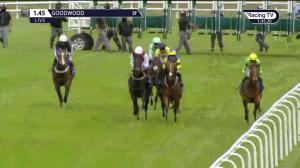 Video preview image for Goodwood 13:45 - Coral Beaten By A Length Free Bet Handicap (3)