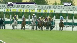 Video preview image for Ayr 14:40 - Ayrshire Cancer Support Handicap (6)