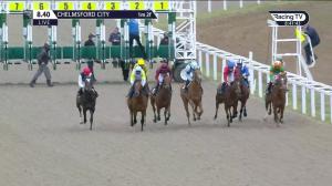 Video preview image for Chelmsford City 20:40 - chelmsfordcityracecourse.com Novice Stakes (5) (Div 2)