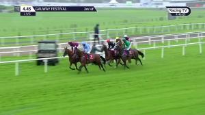 Video preview image for Galway 16:45 - Play The Tote Jackpot Novice Hurdle (Listed)