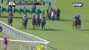 Video preview image for Goodwood 16:40 - British European Breeders Fund EBF Maiden Stakes (2)