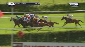Video preview image for Haydock Park 14:15 - Visit racingtv.com Apprentice Handicap (5) (Div 2)