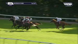 Video preview image for Haydock Park 17:50 - Racecourse Live Streams On Racing TV Extra Maiden Fillies' Stakes (5)
