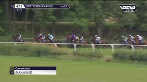 Video preview image for Stratford-on-Avon 16:15 - Join Racing TV Now Novices' Hurdle (4)